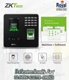 اجهزة حضور و انصراف بصمة وجه و اصبع في اسكندرية  ZKTECO MB20
